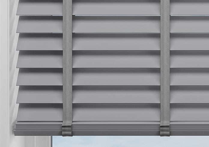 Ecowood Deluxe, Tranquil Grey Satin - Motorised Venetian Blind - Image 9